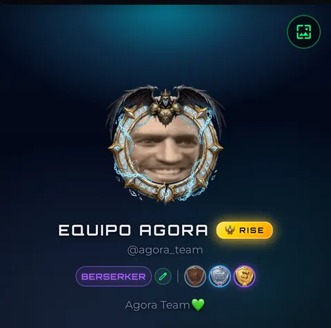 Perfil de Ágora con el título Berserker