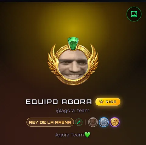 Perfil de Ágora con el título Rey de la Arena